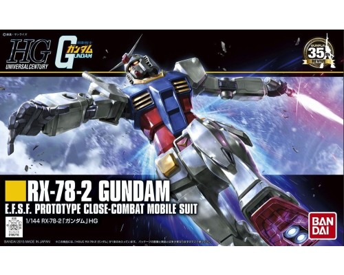 RX-78-2 Gundam "Mobile Suit Gundam", Bandai HGUC 1/144