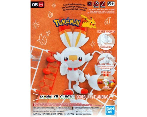 Scorbunny "Pokémon" Model Kit