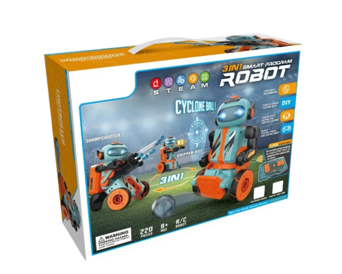 3 en 1 RIC Robot Kit / Remote Control Robot (Batería - Ensamblable)