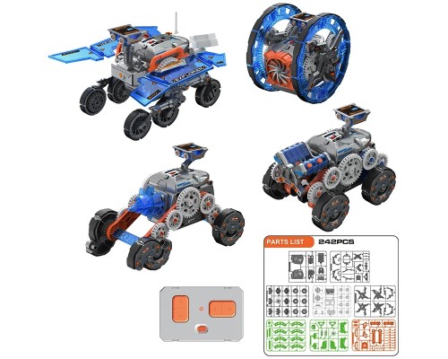 Wonderful Explorer Robot 4 in 1 Blue - (Control Remoto - Programable - Ensamblable)