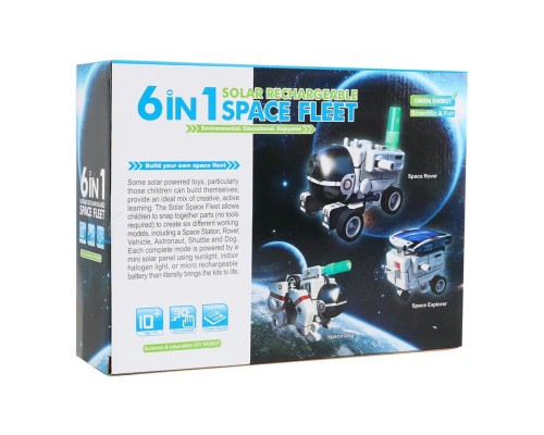 Space Fleet 6 in 1 (Energía Solar - Ensamblable)