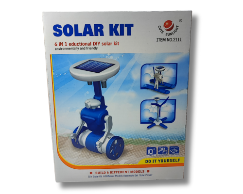 Solar Robot 6 in 1 (Energía Solar - Batería - Ensamblable)